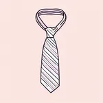 pale pink necktie image